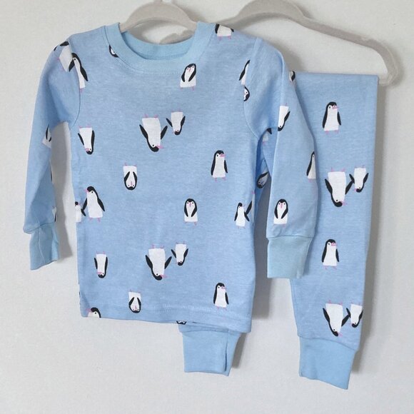 NWOT Carter's Two Piece Snowman Pajamas 6-12M - Picture 1 of 5